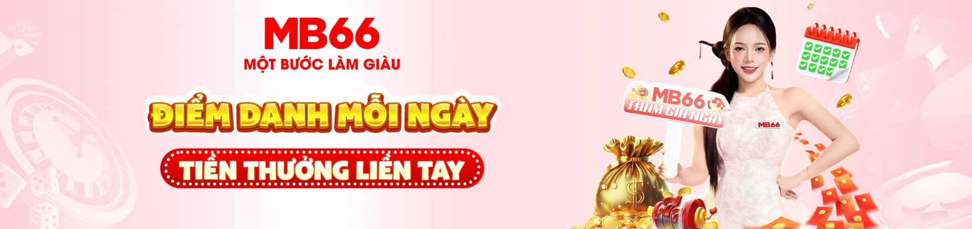mb66 điểm danh mỗi ngày nhận thưởng liền tay